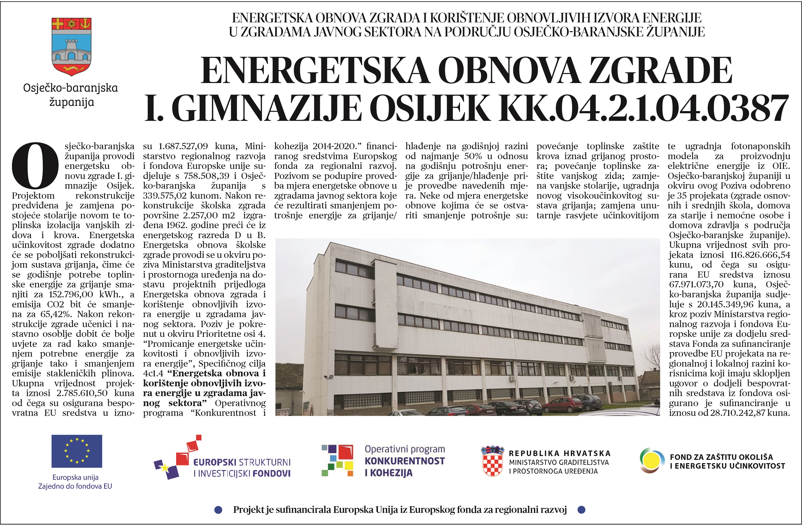EU OBZ I gimnazija Osijek