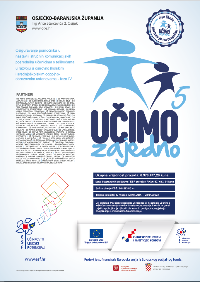 Učimo zajedno 5 plakat