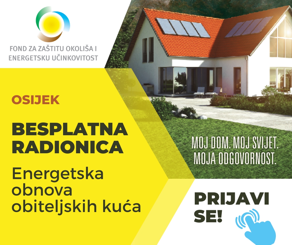 Kako do bespovratnih sredstava za energetsku obnovu obiteljskih kuća?