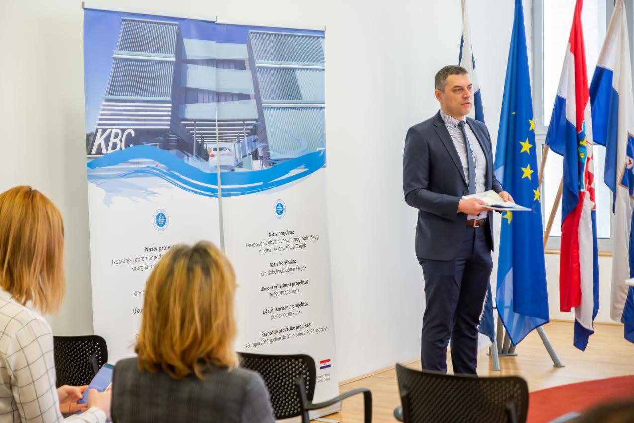 Početna konferencija projekata objedinjenog hitnog bolničkog prijema, dnevnih bolnica i kirurgija u sklopu KBC-a Osijek