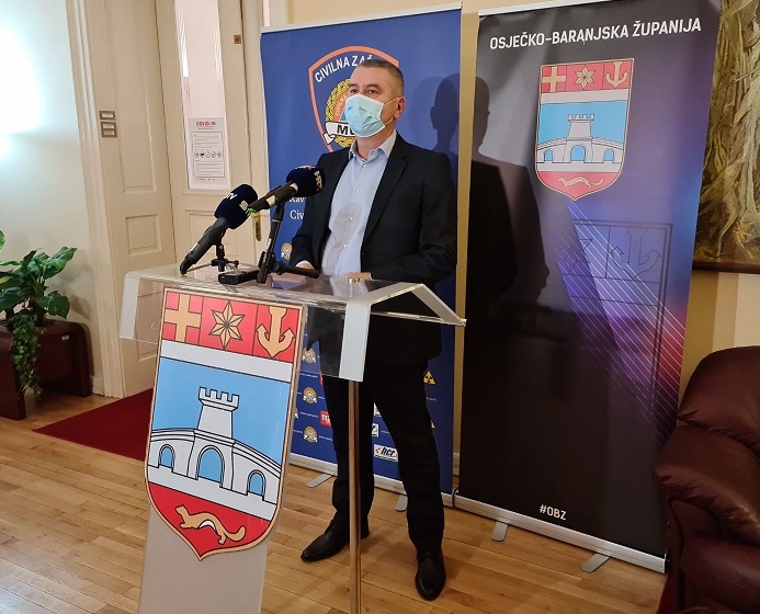 Pozitivna 21 osoba s područja OBŽ, dan bez preminulih