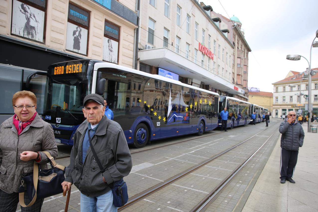 Novi autobusi za bolji gradski prijevoz u Osijeku