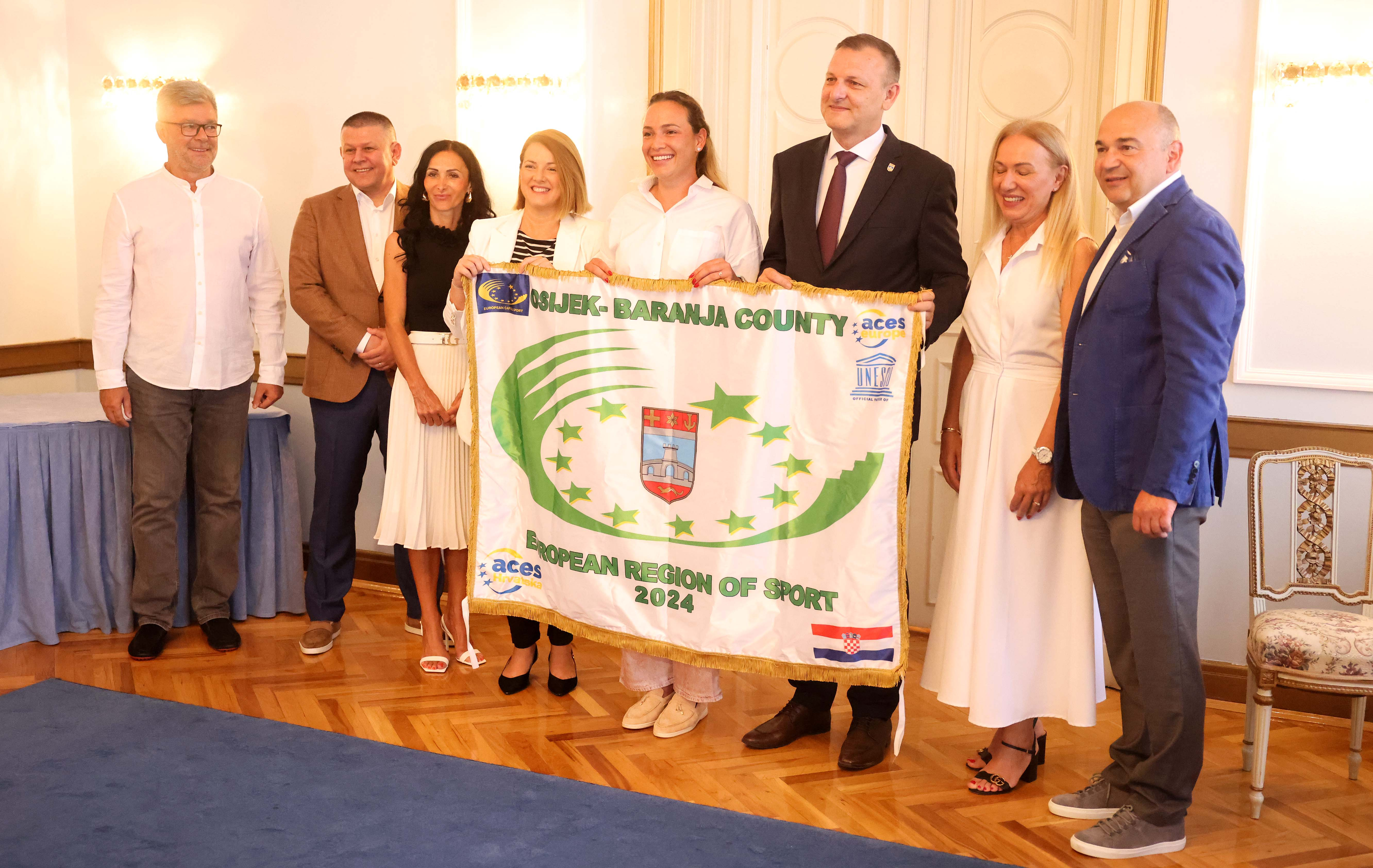 Prijem Donne Vekić u Osječko-baranjskoj županiji