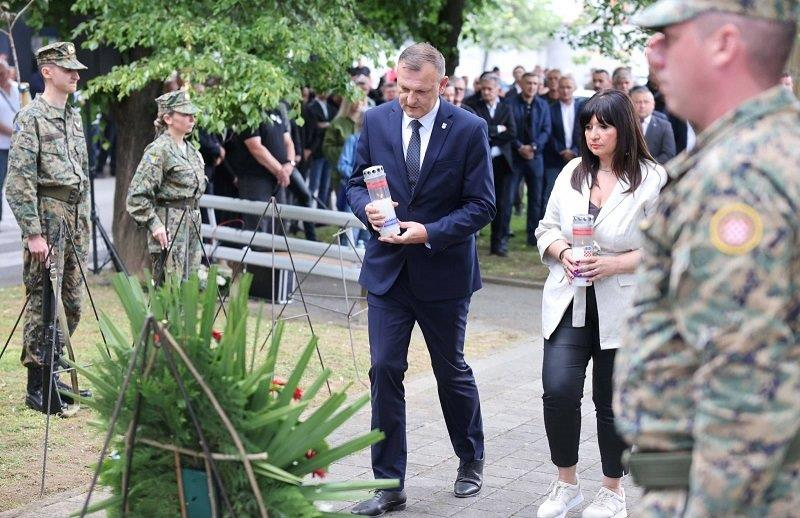 Župan Lukić na obilježavanju 32. obljetnice ustroja 106. brigada HVO Orašje