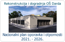 Rekonstrukcija i dogradnja Osnovne škole Darda za potrebe jednosmjenskog rada i cjelodnevne škole