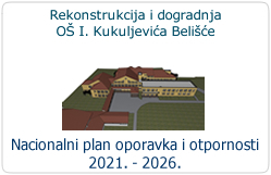 Rekonstrukcija i dogradnja Osnovne škole Ivana Kukuljevića, Belišće za potrebe jednosmjenskog rada i cjelodnevne škole