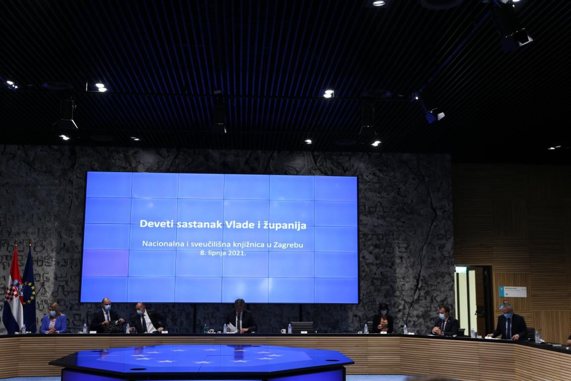 Sastanak župana s predsjednikom Vlade RH Andrejom Plenkovićem