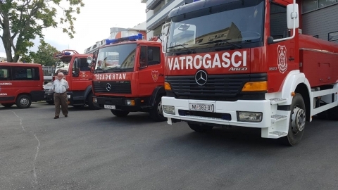 Vatrogasci s područja naše Županije krenuli u spašavanje opožarenih područja oko Benkovca