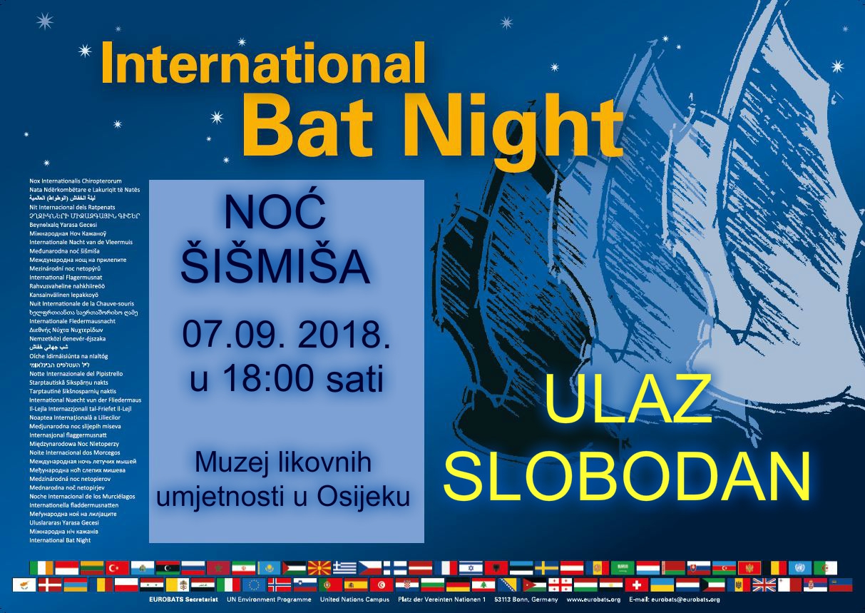 Međunarodna Noć šišmiša u MLU u Osijeku