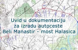 Omogućen uvid u dokumentaciju za izradu autoceste Beli Manastir - most Halasica