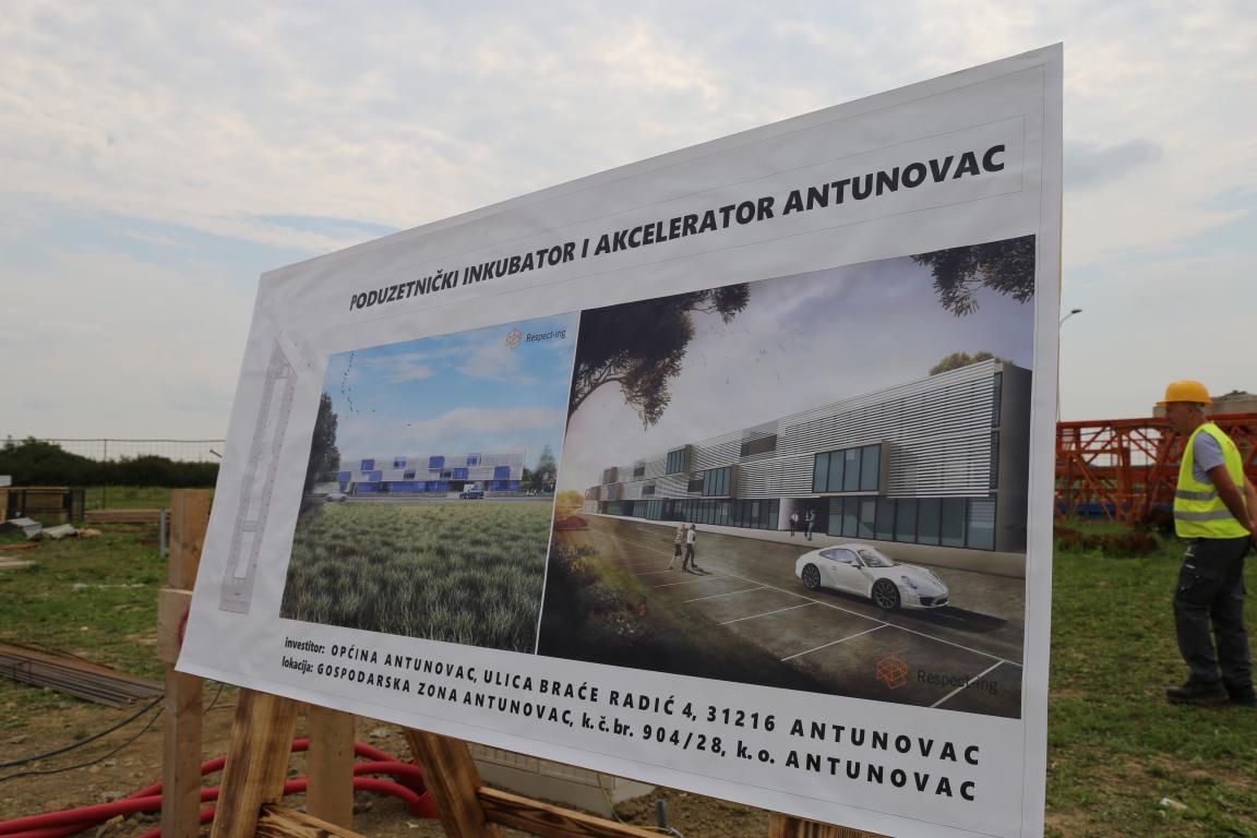 Započela izgradnja Poduzetničkog inkubatora i akceleratora u Antunovcu