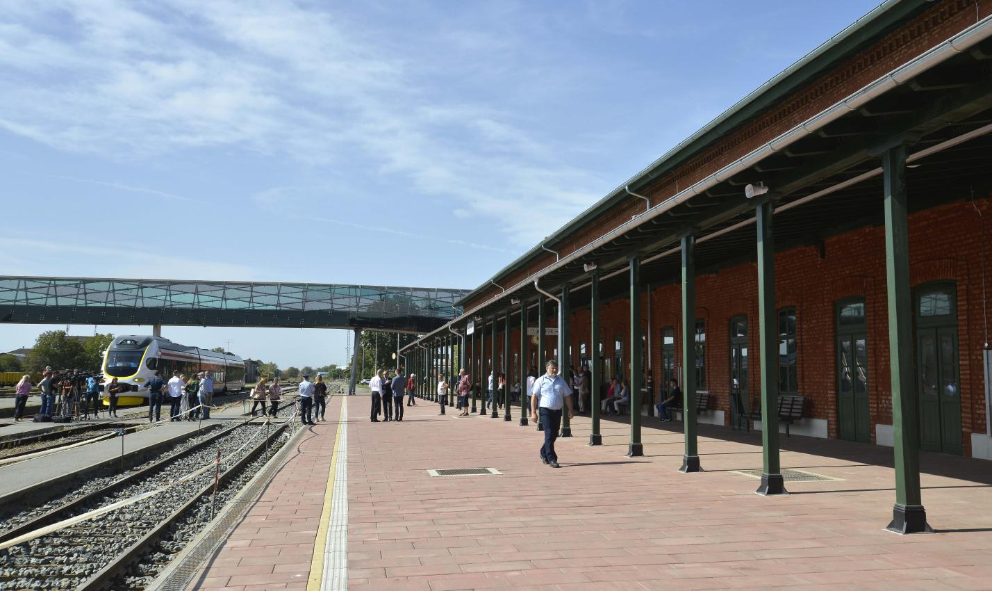 Zgrada Željezničkog kolodvora Osijek i obnovljena i modernizirana